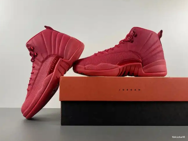 Cheap TBkick Gym Jordan Retro 12 130690-601 Red (2018) Air 0417